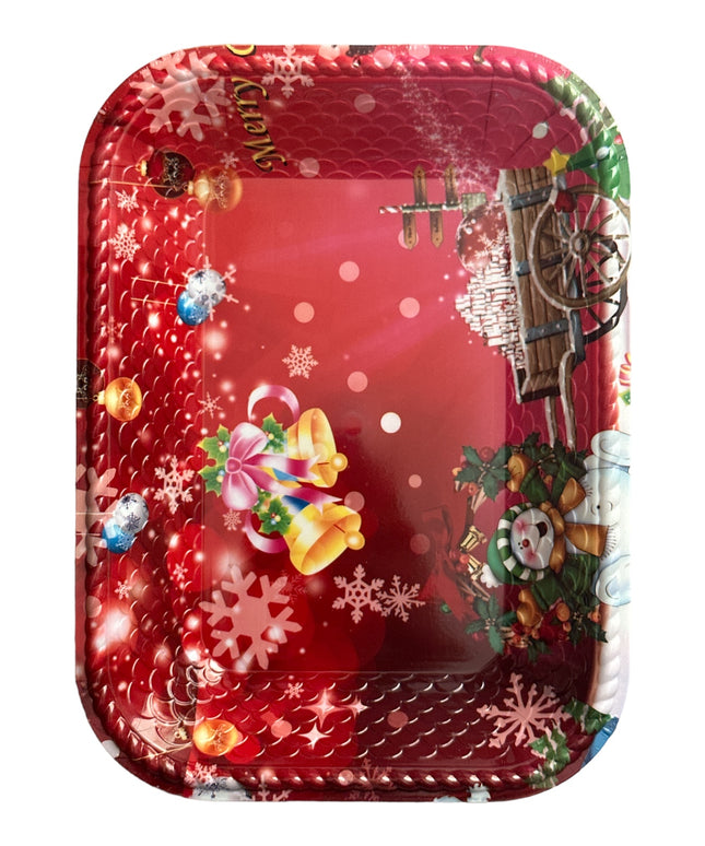 Tavă plastic Crăciun 29cm