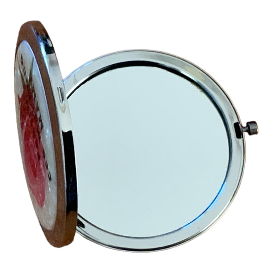 Oglindă metalică de poșetă SOACRA
