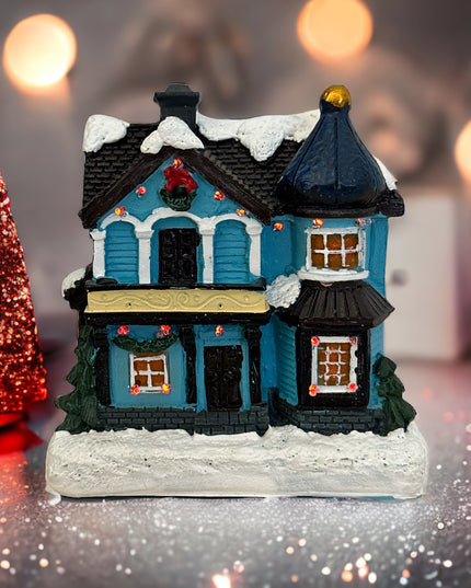 Căsuță cu lumini 10cm 902-10