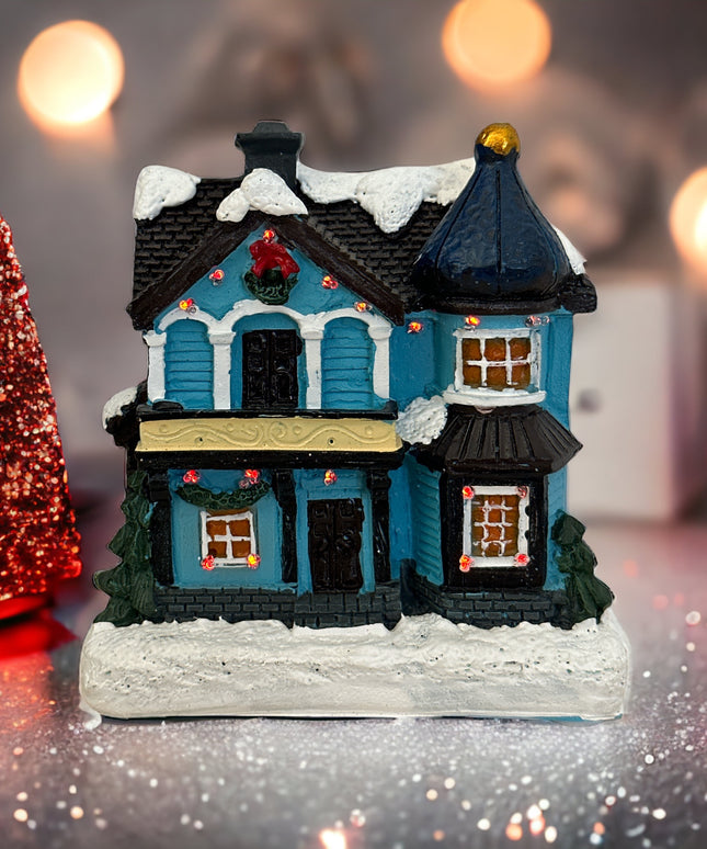 Căsuță cu lumini 10cm 902-10