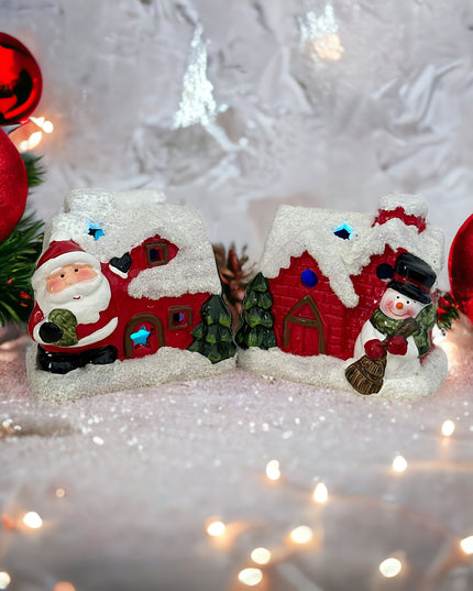 Figurine Crăciun cu lumini 2/set 902-1