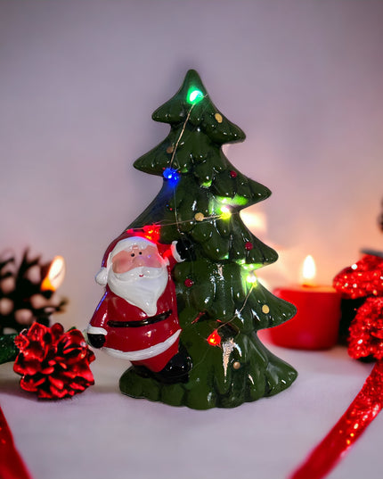 Figurină Crăciun Brad cu lumini 23cm 905-5