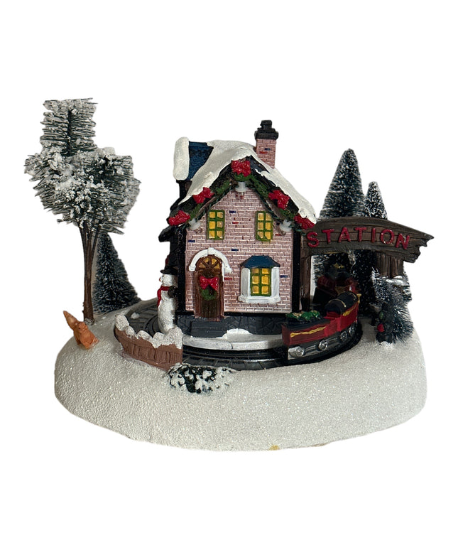 Gară interactivă muzicală cu lumini 20cm 902-7