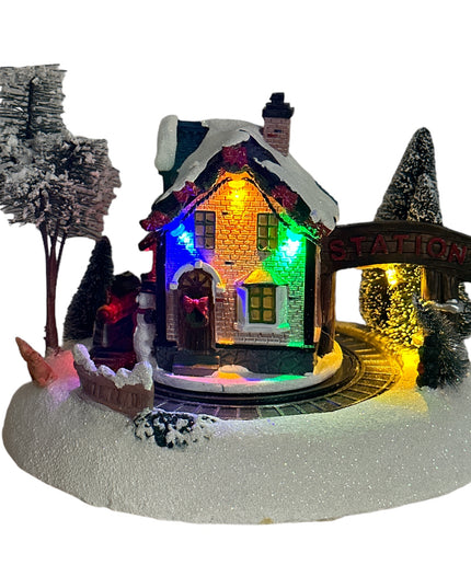 Gară interactivă muzicală cu lumini 20cm 902-7