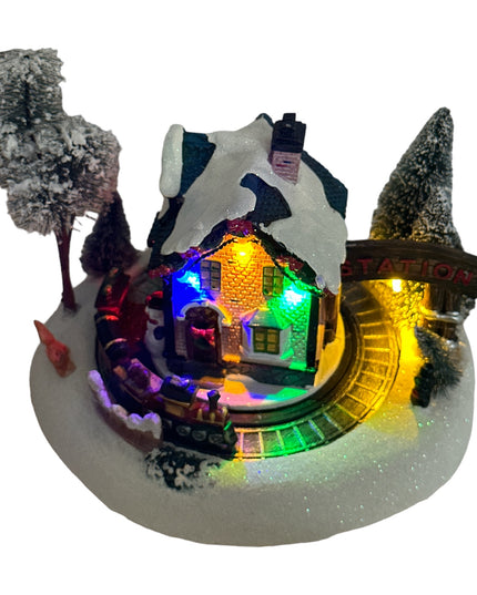 Gară interactivă muzicală cu lumini 20cm 902-7