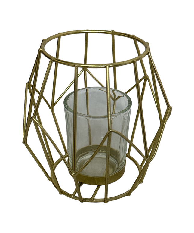 Suport lumânare metalic 910-2A. 12cm