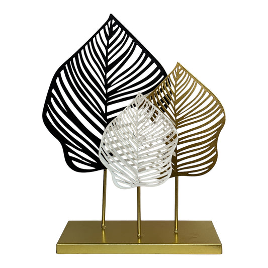 Decorațiune metal cu Frunze 32cm 910-9