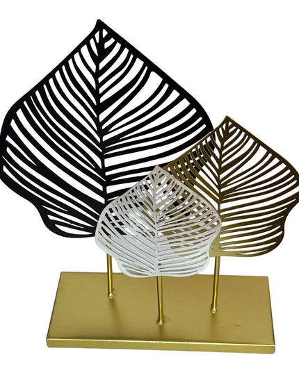 Decorațiune metal cu Frunze 32cm 910-9