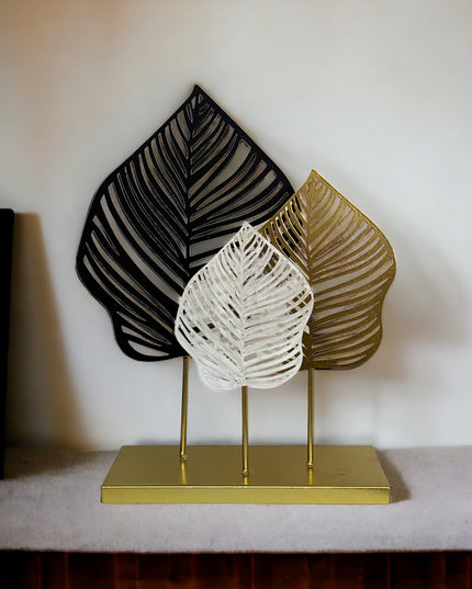 Decorațiune metal cu Frunze 32cm 910-9