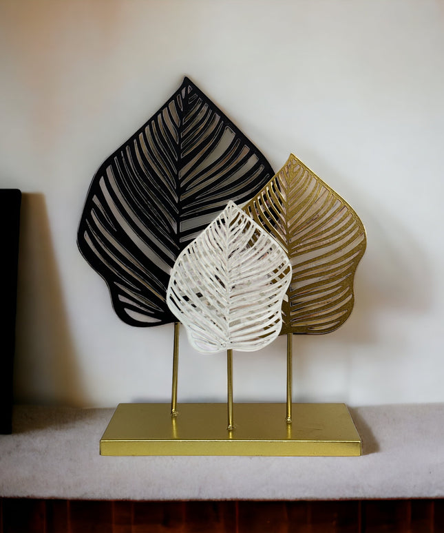 Decorațiune metal cu Frunze 32cm 910-9