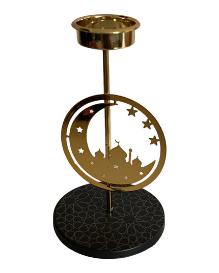 Suport lumânare Frunză metal 17cm 910-3