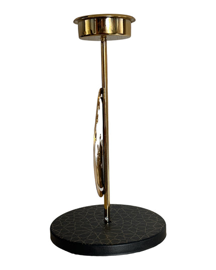 Suport lumânare Frunză metal 17cm 910-3