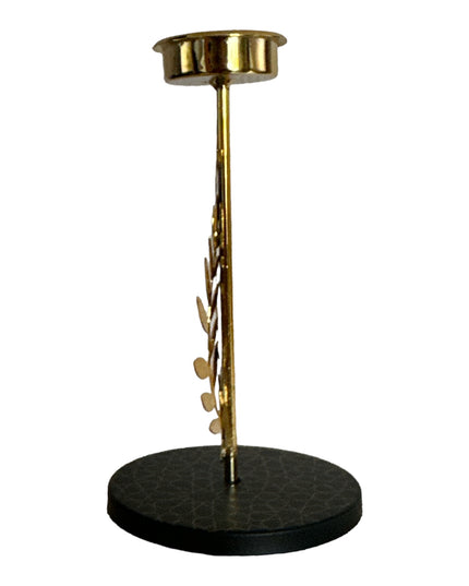 Suport lumânare Frunză metal 17cm 910-3