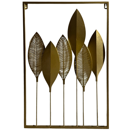 Tablou metalic de perete Frunze 60x40cm 910-8