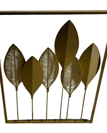 Tablou metalic de perete Frunze 60x40cm 910-8