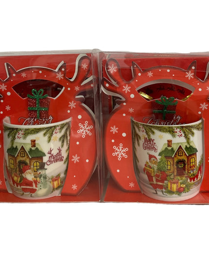 Set cadou Crăciun Cană cu ren ST206B