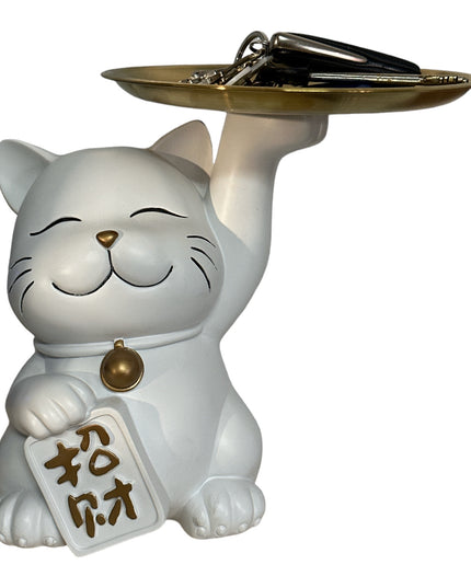 Pisică Maneki suport chei 21cm 934-2