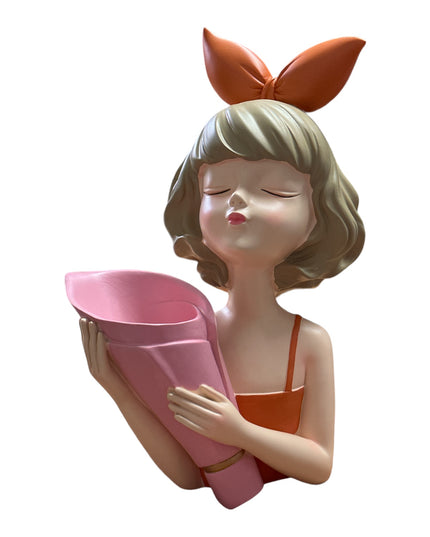 Statuie Fată cu vază 30cm