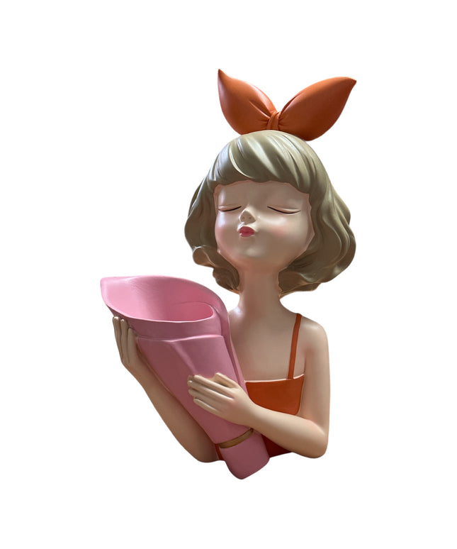 Statuie Fată cu vază 30cm