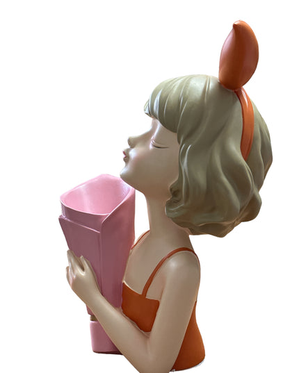 Statuie Fată cu vază 30cm