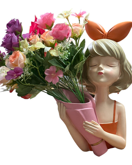 Statuie Fată cu vază 30cm