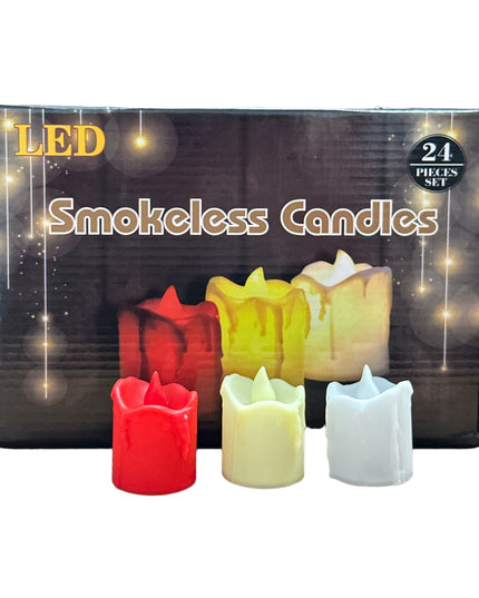 Set 24 lumânări LED 5cm