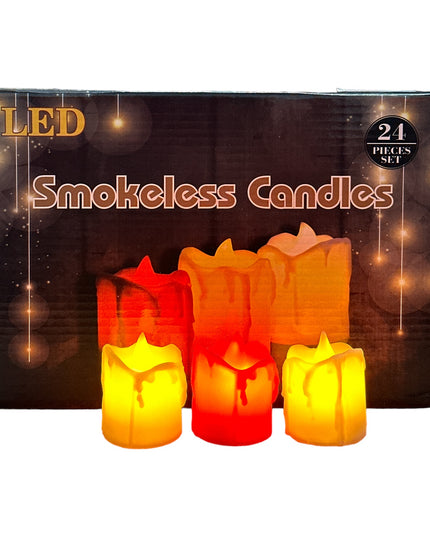 Set 24 lumânări LED 5cm