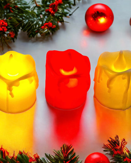 Set 24 lumânări LED 5cm