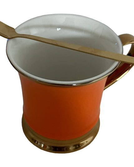 Set cadou 2 căni cu linguriță metal 307