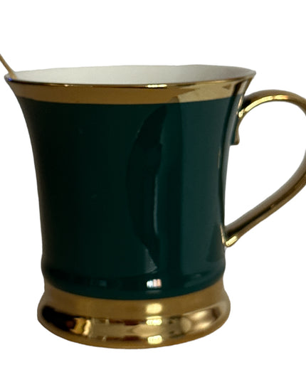 Set cadou 2 căni cu linguriță metal 307