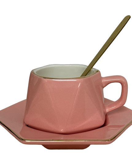 Set cadou ceașcă Lucky cu farfurie și linguriță 901-23