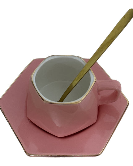 Set cadou ceașcă Lucky cu farfurie și linguriță 901-23