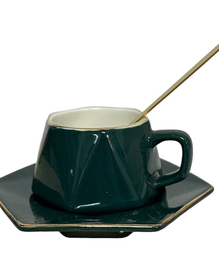 Set cadou ceașcă Lucky cu farfurie și linguriță 901-23