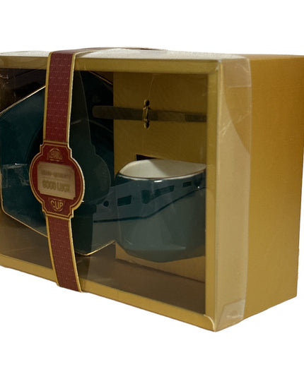 Set cadou ceașcă Lucky cu farfurie și linguriță 901-23