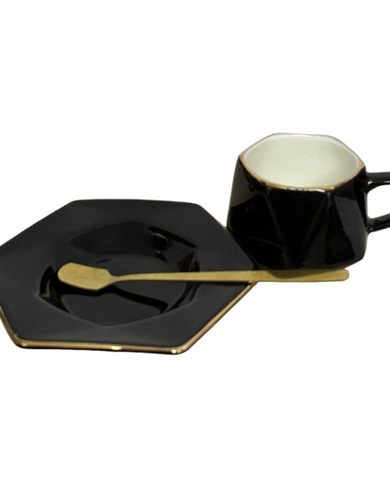 Set cadou ceașcă Lucky cu farfurie și linguriță 901-23