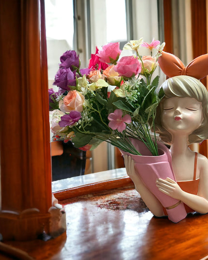 Statuie Fată cu vază 30cm