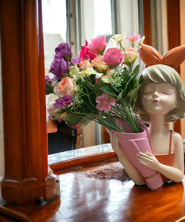 Statuie Fată cu vază 30cm