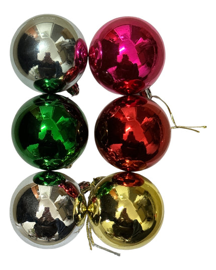 Glob plastic 6/set. 6cm