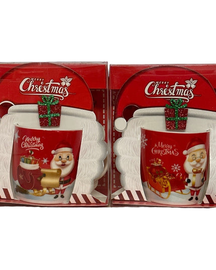 Set cadou Crăciun cană cu Moș