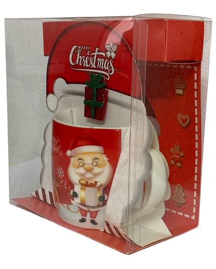 Set cadou Crăciun cană cu Moș