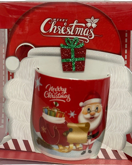 Set cadou Crăciun cană cu Moș