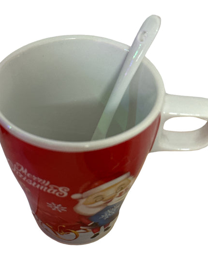 Set cadou Crăciun cană cu brad și lumini ST235B