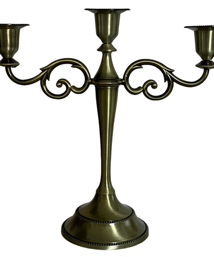 Suport lumânare  metalic Vintage 27cm
