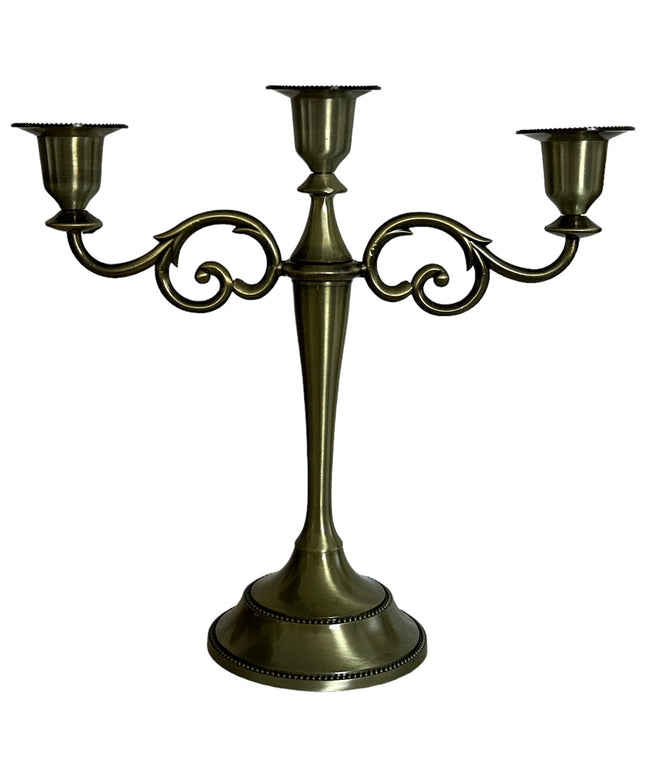 Suport lumânare  metalic Vintage 27cm