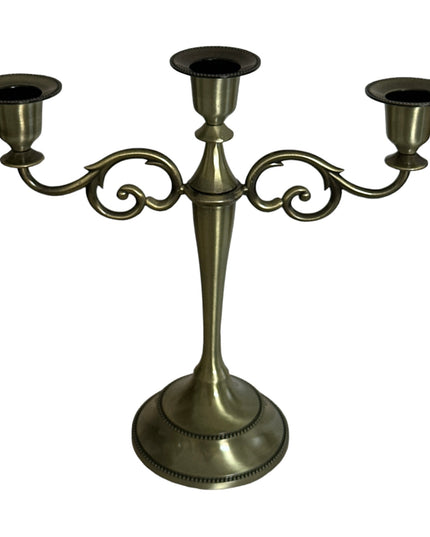 Suport lumânare  metalic Vintage 27cm