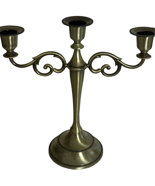 Suport lumânare  metalic Vintage 27cm