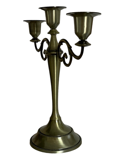 Suport lumânare  metalic Vintage 27cm