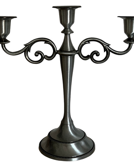 Suport lumânare  metalic Vintage 27cm