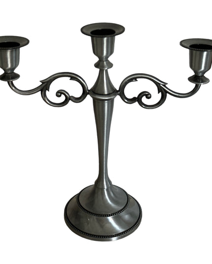 Suport lumânare  metalic Vintage 27cm