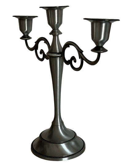 Suport lumânare  metalic Vintage 27cm